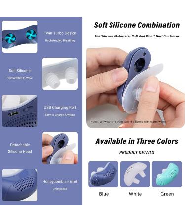 Adjustable Electric Anti Snore Device with Intelligent Massage - Green, Size 60 x 25.2 x 39mm - Buy Online on GoSupps.com