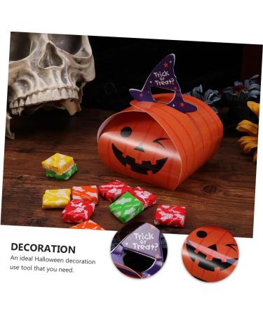 PLAFOPE Pouches 12pcs Halloween Carton Candy Box Cookie Boxes Container Halloween Creative Bags Chocolate Fold - Buy Online on GoSupps.com