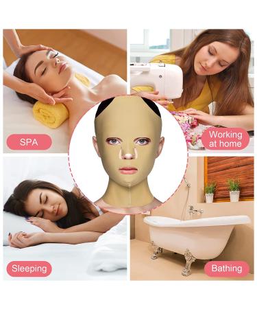 OIIKI Full Face Sleeping Belt | V Line Face Cheek Chin Reducer Bandage | Facial Band for Women - 1pc - Buy Online on GoSupps.com