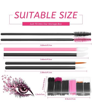 263-Piece Makeup Applicators Tools Kit with Disposable Eyeliner Brushes, Mascara Wands, Lipstick Applicators - Plastic Organizer Box Included - Buy Online on GoSupps.com