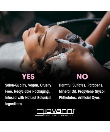 GIOVANNI 2chic Ultra-Sleek Conditioner 24 oz. | Anti-Frizz Formula with Brazilian Phyto-Keratin, Moroccan Argan Oil, Coconut, Shea Butter, Pro-Vitamin B5 | Color Safe, Paraben Free - Buy Online on GoSupps.com