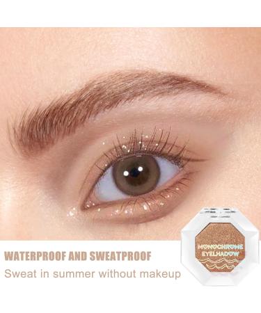 2 Neutral Eyeshadow - Makeup Eyeshadow - Highly Pigmented Glitter Sparkling Naturing-Looking Champagne Eye Eyeshadow Palette Kagrote 2 Pcs 103#champagne Gold Fan - Buy Online on GoSupps.com