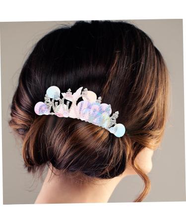 Beavorty Rhinestone Tuck Comb Women Crown Hairpiece Headpieces for Girls Headdresses for Women Wig Hair Pin Tiara Hair Clip Hair Barrettes Rhinestone Bobby Pins Miss Metal Hair Comb - Buy Online on GoSupps.com