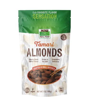 Now Foods Real Food Tamari Almonds 7 oz (198 g) - Buy Online on GoSupps.com