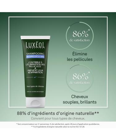 LUX OL - Anti-Dandruff Shampoo - Eliminates & Prevents The Reappearance Of Dandruff - Respects The Scalp - All Hair Types - Made In France - 200ml - Buy Online on GoSupps.com