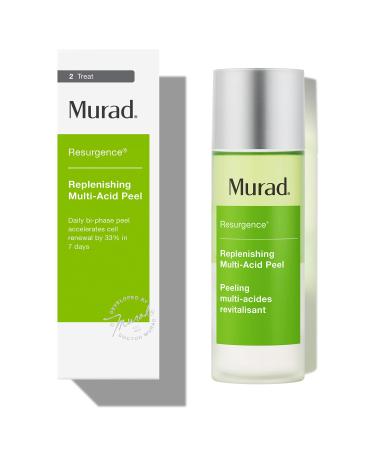 Murad Resurgence Replenishing Multi-Acid Peel - AHA / BHA Salicylic and Glycolic Acid Peel - Skin Renewing Face Peel - Daily Facial Peel Skin Care Treatment, 3.3 Fl Oz