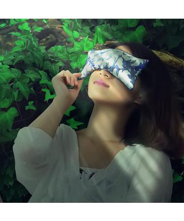 Kennedy Silk Eye Pillow - Lavender + Flaxseed + Mung Bean + Buckwheat - Yoga & Sleep Aid - Stress & Anxiety Relief - Silk Fabric - Meditation - Picture Color - Buy Online on GoSupps.com