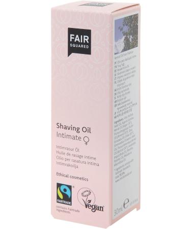 FAIR SQUARED Apricot Shaving Oil for Women - 30ml | Vegan Natural Cosmetics - International Shipping Available - Buy Online on GoSupps.com