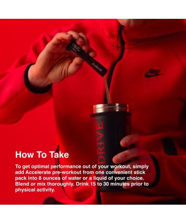 Mdrive Accelerate Pre-Workout Powder Single Serving Packets Mixed Berry 30 Count (Stimulant Mixed Berry) - Buy Online on GoSupps.com