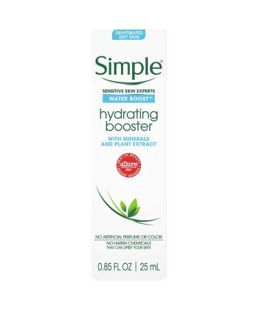 Simple Skincare Water Boost Hydrating Booster 0.85 fl oz (25 ml)