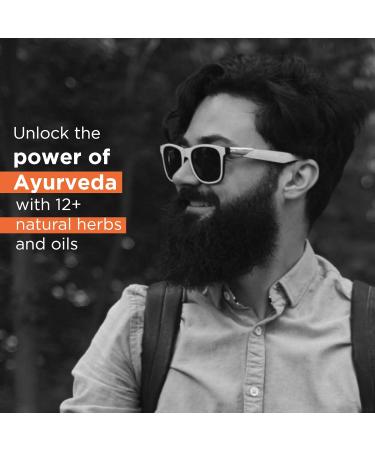 Beardhood Ayurvedic Beard Growth Oil 50ml | Natural 8-Herb Formula for Faster Growth | Best Oil for Patchy Beards - Buy Online on GoSupps.com