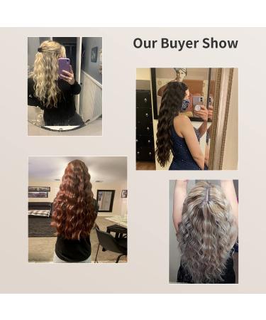 1 Inch Pink 3 Barrel Curling Iron Wand with LCD Display - Ceramic Tourmaline, Dual Voltage Hair Crimper for Waves, Adjustable Temperature, Portable and Quick Heating - Buy Online on GoSupps.com