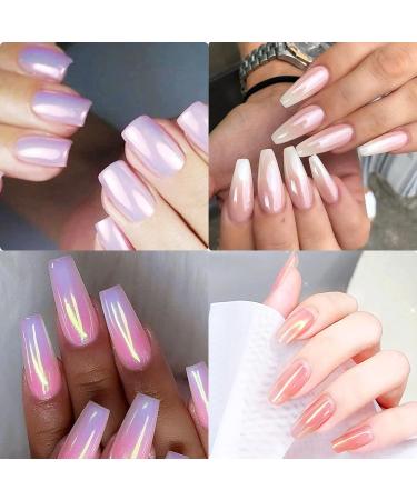 Chameleon Chrome Nail Powder Set - Aurora Mirror Effect Pigment for DIY Nail Art - Buy Online on GoSupps.com