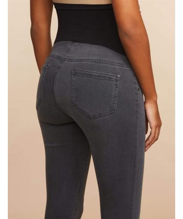 Motherhood Maternity Indigo Blue Stretch Secret Fit Belly Ankle Denim Jegging Jeans - Grey Wash | Women's Maternity Clothing - Buy Online on GoSupps.com