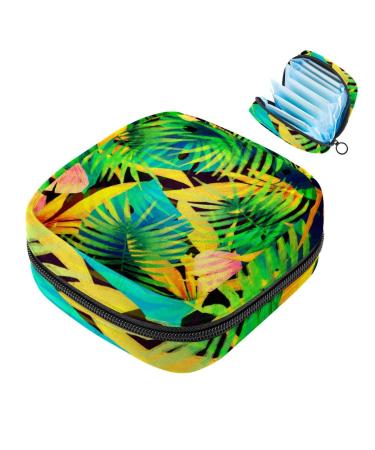 Portable women's binding-up bags menstrual cup pocket female menstrual pads bags for teenage girls tampons for the first period sheet tropics multicolored 07