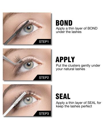 FLOMAZE Lash Bond and Seal DIY Eyelash Extension Glue - Super Strong Hold, Waterproof, Latex-Free Formula - Buy Online on GoSupps.com
