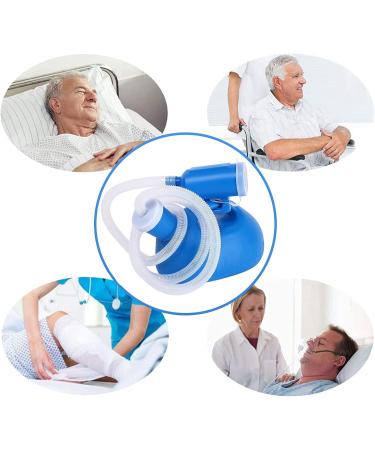 Male Urinal Bottle Urinals for Men Spill Proof 2000ML Portable Urine Mobile Bottle Bed Pan(Blue) - Buy Online on GoSupps.com