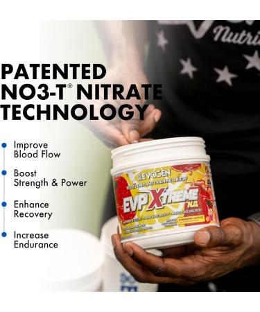 Evogen EVP Xtreme NO Pre Workout Powder for Men & Women Sugar Free Preworkout with Beta Alanine Creatine and Caffeine for Energy & Pump 40 Servings - Strawberry Lemonade - 17.2 Oz - Buy Online on GoSupps.com