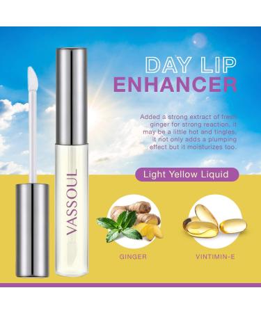 Vassoul Lip Plumper Set - Natural Gloss for Fuller, Hydrated Lips - Buy Online on GoSupps.com