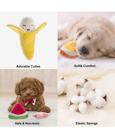 Cute Plush Dog Squeaky Toys 12PCS for Small Medium Puppies - Chew Toys Combo - Buy Online on GoSupps.com