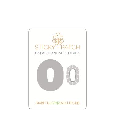 Dexcom G6 Shield and Protector with Patches | The Best Dexcom Accessory to give That Extra Protection for Diabetics Using G6 | (25) Dexcom G6 Overpatches and (1) Shield Combo Pack