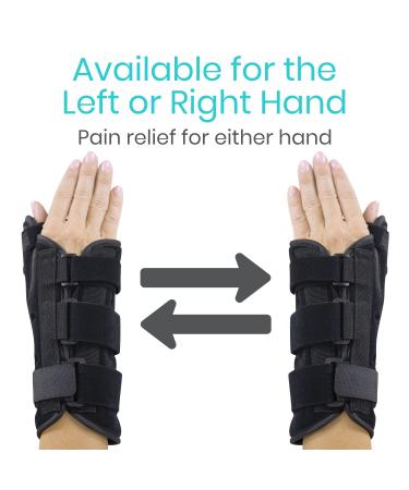 Vive Thumb and Wrist Splint - Tendonitis Brace with Thumb Stabilizer - Night Support for Carpal Tunnel - Spica Splint for Right Hand - Men and Women (Right) - Buy Online on GoSupps.com