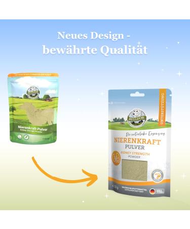 Bellfor Kidney Strength Powder Food Supplement for Dogs Carefully Balanced Herbs Support Your Dog's Kidney Function Nutritionally 250 g - Buy Online on GoSupps.com