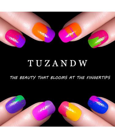 Green Halo Camellia Press on Nails - 24 Pcs Full Cover False Nails with Floral Design for Women - Buy Online on GoSupps.com