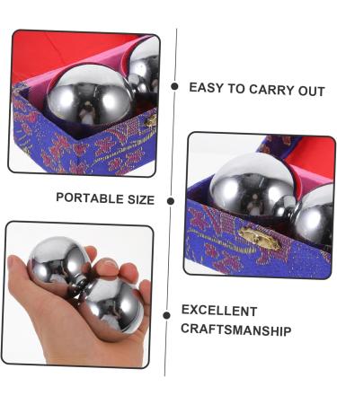 2st Fitness Handball & Chinese Feng Shui Baoding Balls for Health | Massage & Meditation for Seniors - Buy Online on GoSupps.com