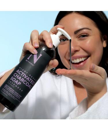 Dr. Natural Activated Charcoal Liquid Soap - Anti Acne and Blemishes - Deep Cleansing Body Wash - Gentle Body Soap for Clear Skin - Lavender - 16 oz (Pack of 2) Lavender 16 Fl Oz (Pack of 2) - Buy Online on GoSupps.com