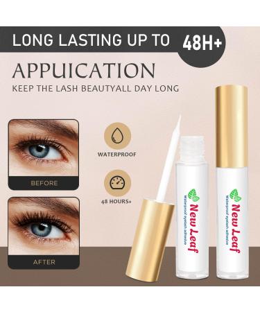 Waterproof False Lash Glue for Strip Extensions | Super Hold Latex-Free Non-Toxic Fast-Dry & Sensitive Eye Safe | New Leaf - Buy Online on GoSupps.com