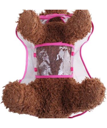 Harikaji XS Pink Pet Raincoat | Waterproof Transparent Puppy Rainwear for Small Dogs/Cats - Buy Online on GoSupps.com