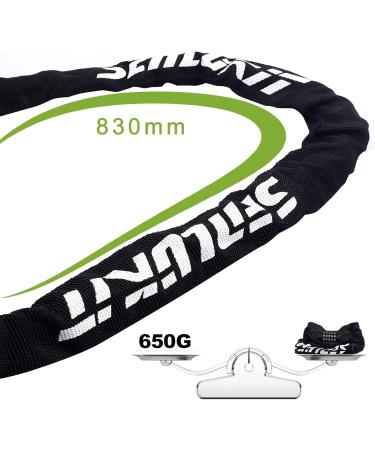 High-Security Bicycle Lock with Combination Code - Durable Chain Lock for Bikes Motorcycles Doors & Gates (Black) - Buy Online on GoSupps.com