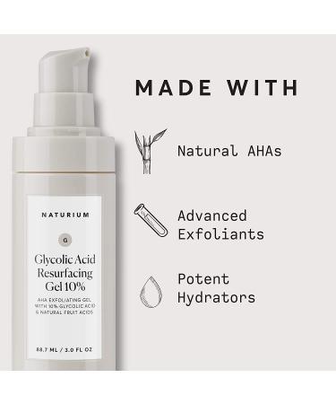 Glycolic Acid Resurfacing Gel 10% - 3.3 OZ | Effective Exfoliating Treatment - Buy Online on GoSupps.com