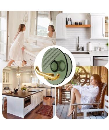 Zonewd Socket Holder | Drill-Free Cable Organizer & Toothbrush Holder | Self-Adhesive Key & Towel Hooks in Translucent Green - Buy Online on GoSupps.com
