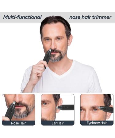 Premium Nose and Ear Hair Trimmer for Men & Women | Stainless Steel IPX7 Waterproof Easy Clean Clippers - Buy Online on GoSupps.com