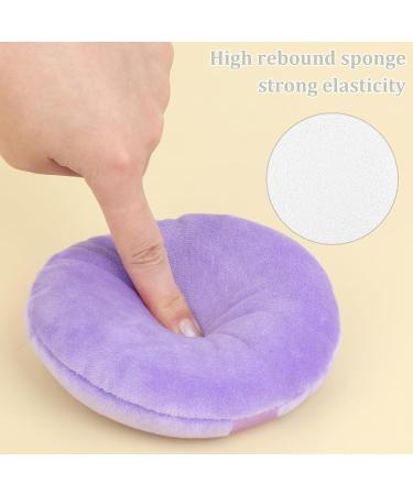 10.5 cm Round Powder Puff Ultra Soft Washable Body Powder Reusable Powder Puff Large Velour Face Powder Puff Loose Powder Puff Wet and Dry Powder Box - Buy Online on GoSupps.com