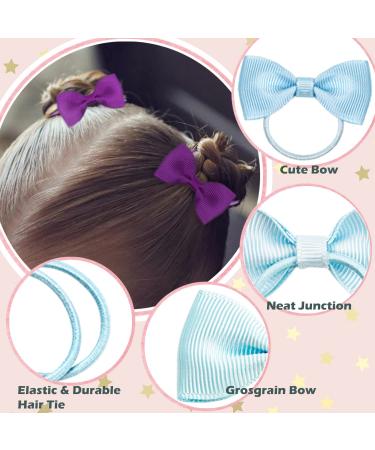 Midodo 80pcs Elastic Hair Loops for Baby Girls - Grosgrain Ponytail Holders & Headbands for Toddlers - Buy Online on GoSupps.com