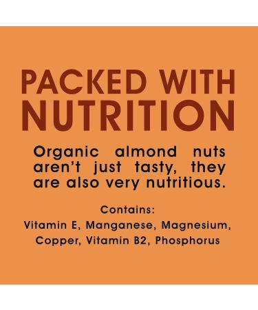 Organic Almonds 1kg Whole Raw 100% Natural by Yin & Yang Superfoods. Premium Quality High in Fibre Source of Protein Vegan Contains Antioxidants Certified Organic Sourced in Italy - Buy Online on GoSupps.com