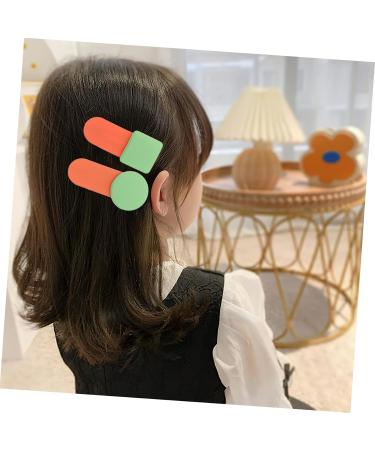 minkissy 5 Pairs Geometric Hairpin Hair Clips Snap Round Shaped Hair Barrettes Crystal Metal Hair Clips Rhinestone Hair Clips Wedding Hair Clip Metal Snap Buttons Girl Hair Decoration Child - Buy Online on GoSupps.com