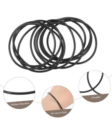 HOMSFOU 30 Pcs Jelly Bracelets 80 s Rubber Bracelet Silicone Jelly Bracelets Gummy Bracelets Neon Jelly Bracelets 80s Bracelets Stretchy Bracelet Elastic Rubber Band Child Silica Gel - Buy Online on GoSupps.com