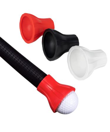 GoSports Golf Ball Pickup Tool - 3 Pack Putter Attachment Ball Retriever