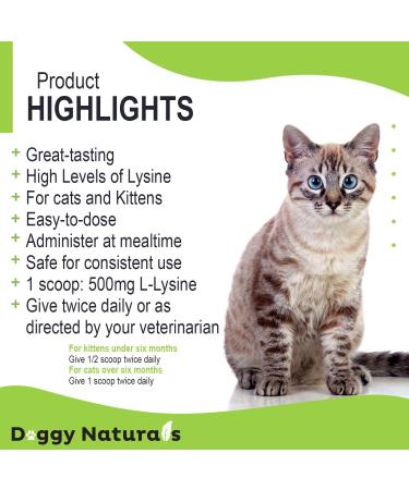 Trulysine Plus L-Lysine for Cats - Immune Support Powder - Chicken or Fish & Poultry Flavor - 100g - Made in USA - Buy Online on GoSupps.com