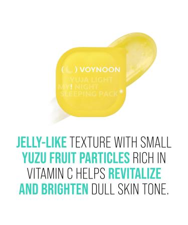 Yuja Light My Night Sleeping Pack - 7 Pack Vitamin C Antioxidant Face Mask | Niacinamide for Glowing Skin - Buy Online on GoSupps.com