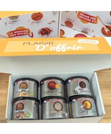 La Brigade des pices - Spice Set | Gift Ideas For Men And Women | Gifts for Kitchen Lovers | Spice Mixes & Seasoning Made in France - Buy Online on GoSupps.com