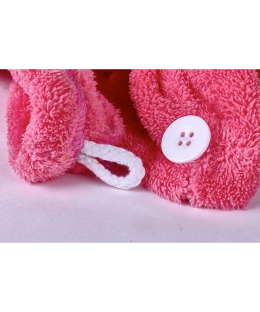 YYXR Microfiber Towel 2 Pack - Quick Drying Highly Absorbent Hair Towel in Rose-Purple | Reduce Hair Drying Time - Buy Internationally - Buy Online on GoSupps.com