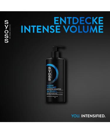  Syoss Syoss Volume Shampoo (440 ml) for fine & flat hair silicone-free shampoo up to 48 hours of volume without weighing down vegan formula with purple rice - Buy Online on GoSupps.com