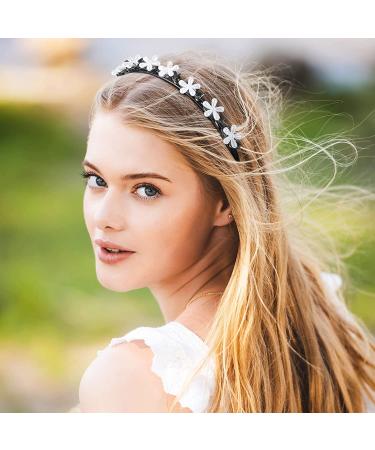 Double Bangs Hairstyle Hairpin Headband - 6 Piece Set - Korean Braided Headbands for Women and Girls - Classic Style - Buy Online on GoSupps.com