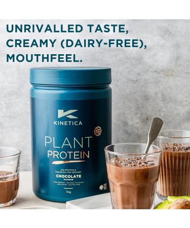 Kinetica Plant Protein 1kg Vegan 23g Protein Per Serving 33 Servings. (Chocolate) - Buy Online on GoSupps.com
