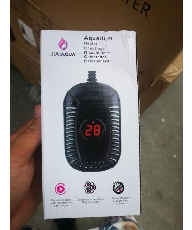 Juliaqua Aquarium Heater - Thermostatic Heating Element for 20L-50L Freshwater Aquariums | 25W 50W 100W 150W | Ideal for Fish & Turtles - Buy Online on GoSupps.com